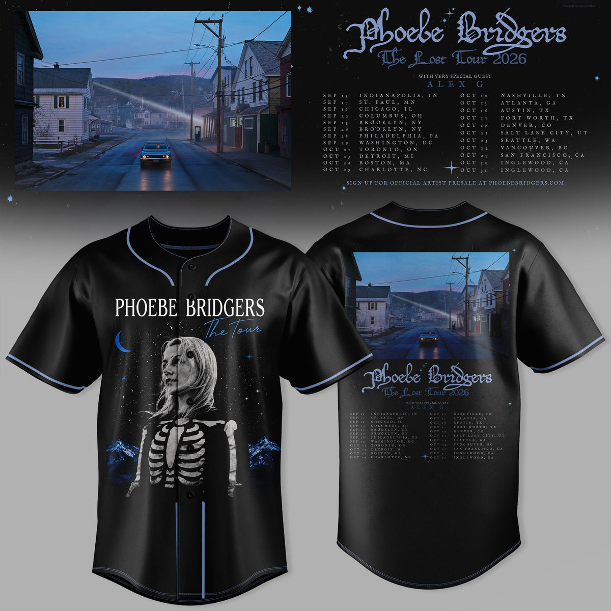 _PHOEBE BRIDGERS – THE LOST TOUR 2026 COLLECTION JERSEY