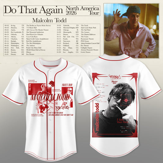 Malcom Todd – Do That Again 2026 Tour Jersey