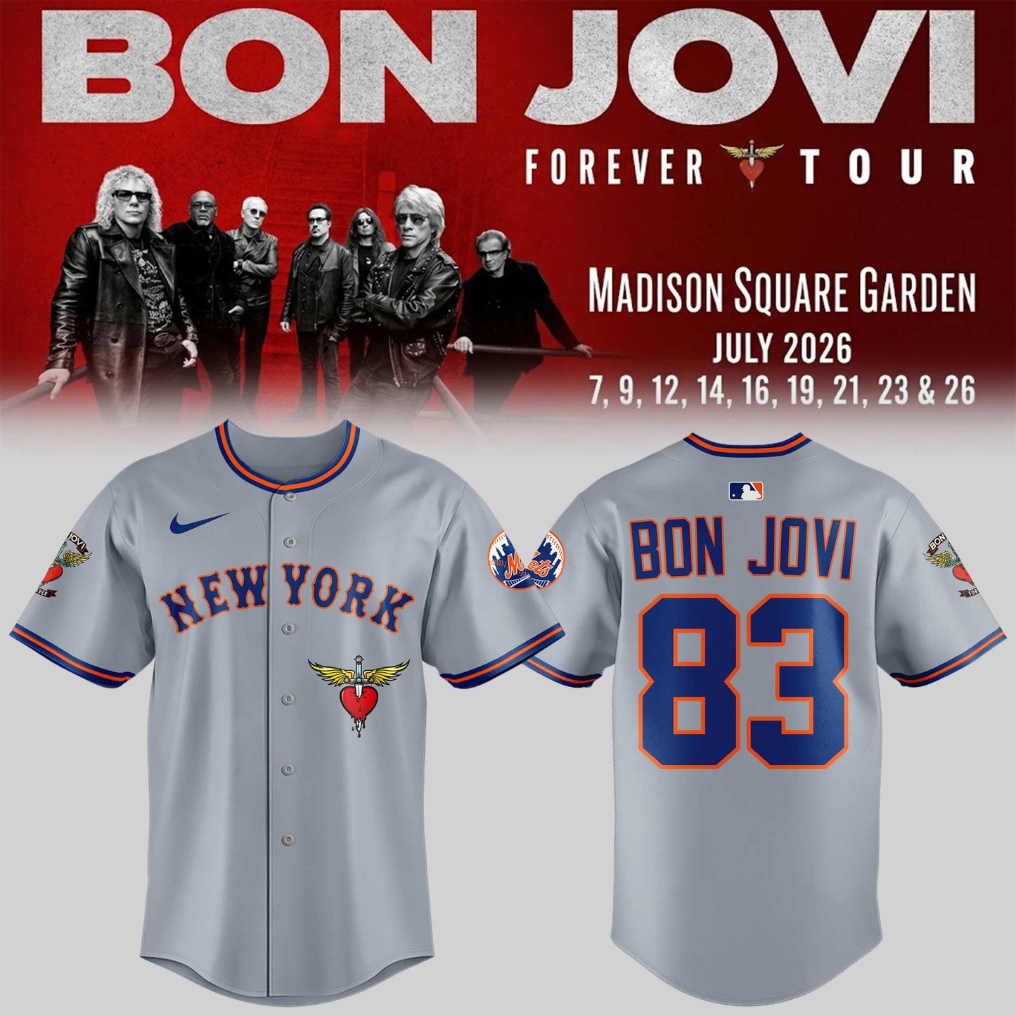 Limited Edition Forever Tour 2026 Jersey