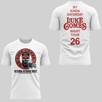 Limited Edition LC My Kinda Saturday Night Tour 2026 Tshirt