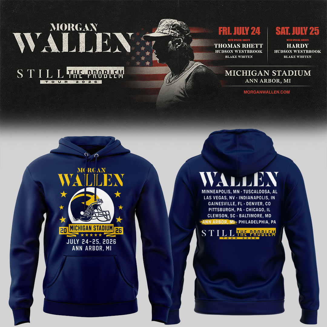 Exclusive Morgan Wallen x Michigan Football Hoodie 2026