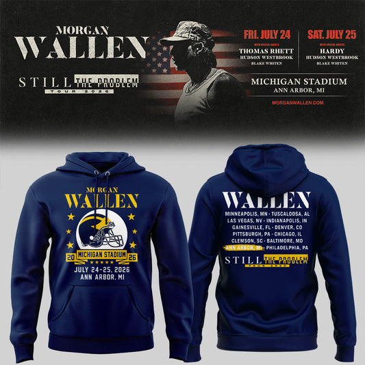 Exclusive Morgan Wallen x Michigan Football Hoodie 2026