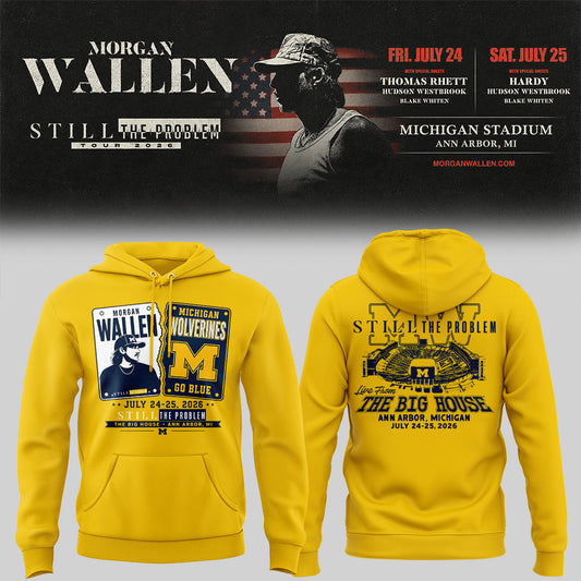 Exclusive Morgan Wallen x Michigan Football Hoodie 2026