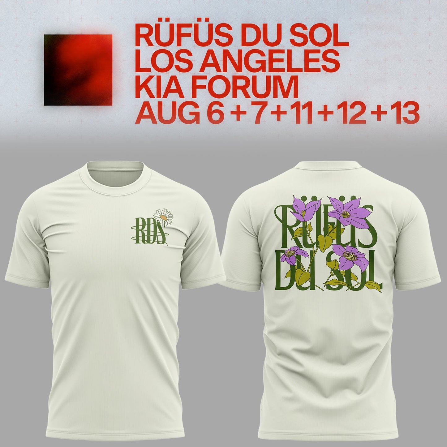 Limited Edition North America 2026 Tour In Kia Forum Shirt