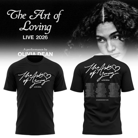Limited Edition The Art of Loving Live 2026 Shirt