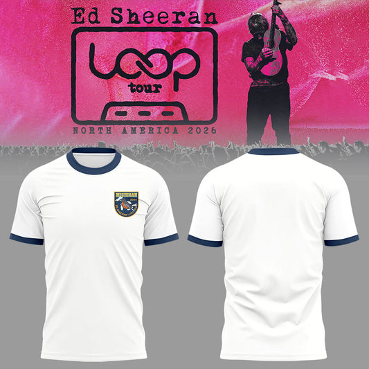 Ed “North American Loop Tour 2026” at The Ford Field,MI 🎸➕✖️➗ Shirt