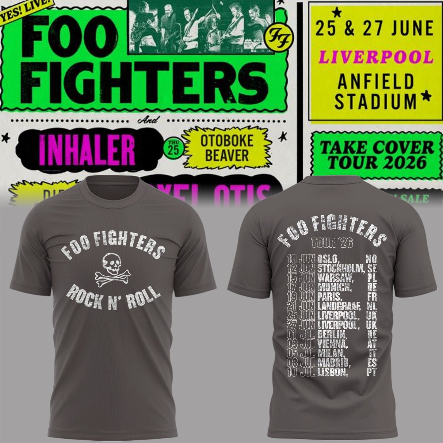 Limited Edition Take Cover Tour 2026 Shirt