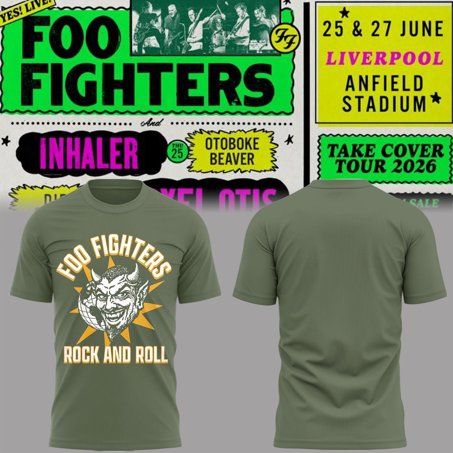 Limited Edition Take Cover Tour 2026 Shirt