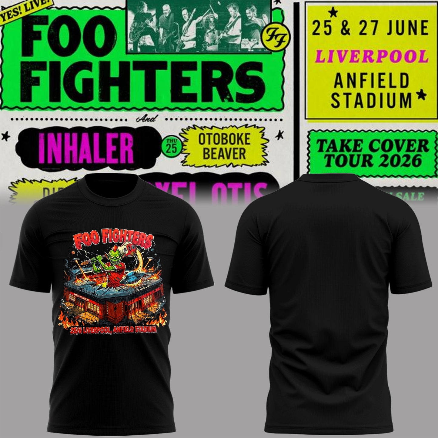 Limited Edition Take Cover Tour 2026 Shirt