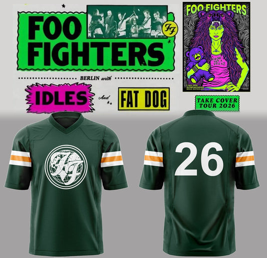 FF 🎸🎤 “Take Cover Tour 2026” Football Jersey
