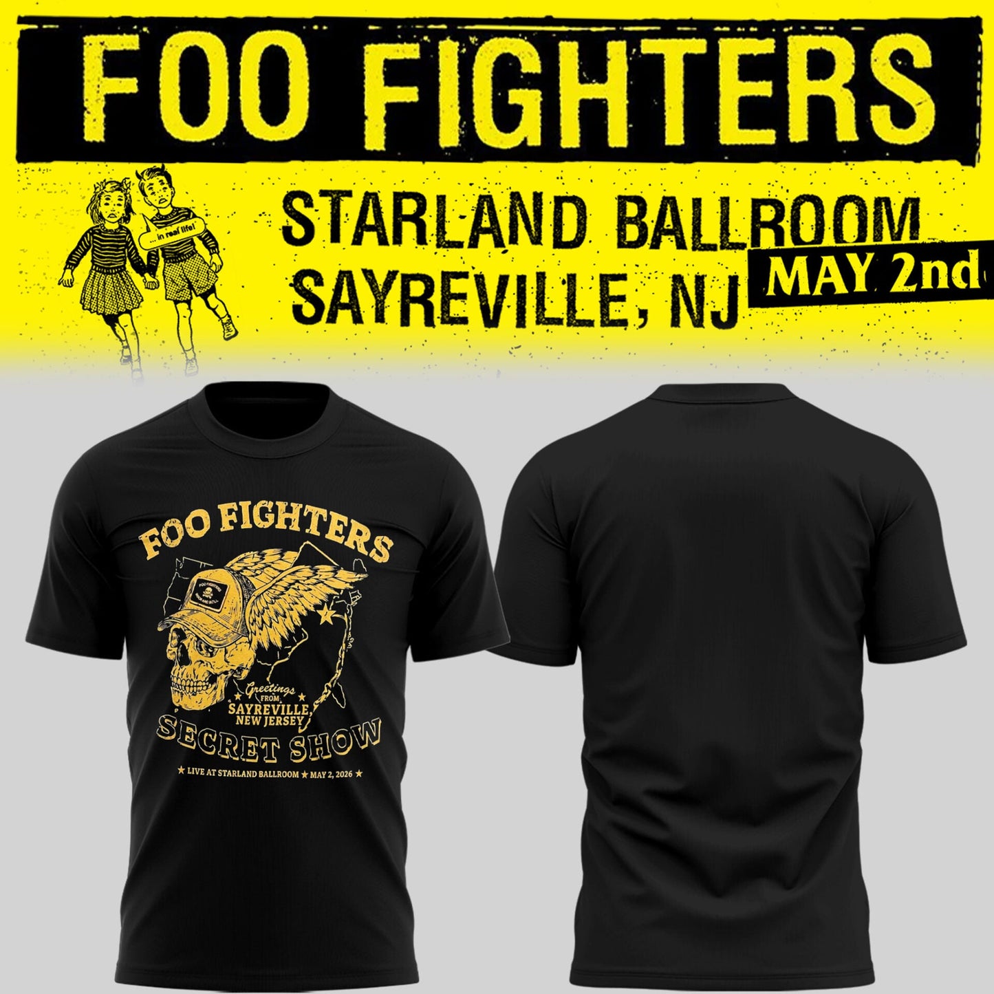 F.Fighter 🎵 Starland Ballroom (Sayreville, NJ) 05-02-26 TShirt