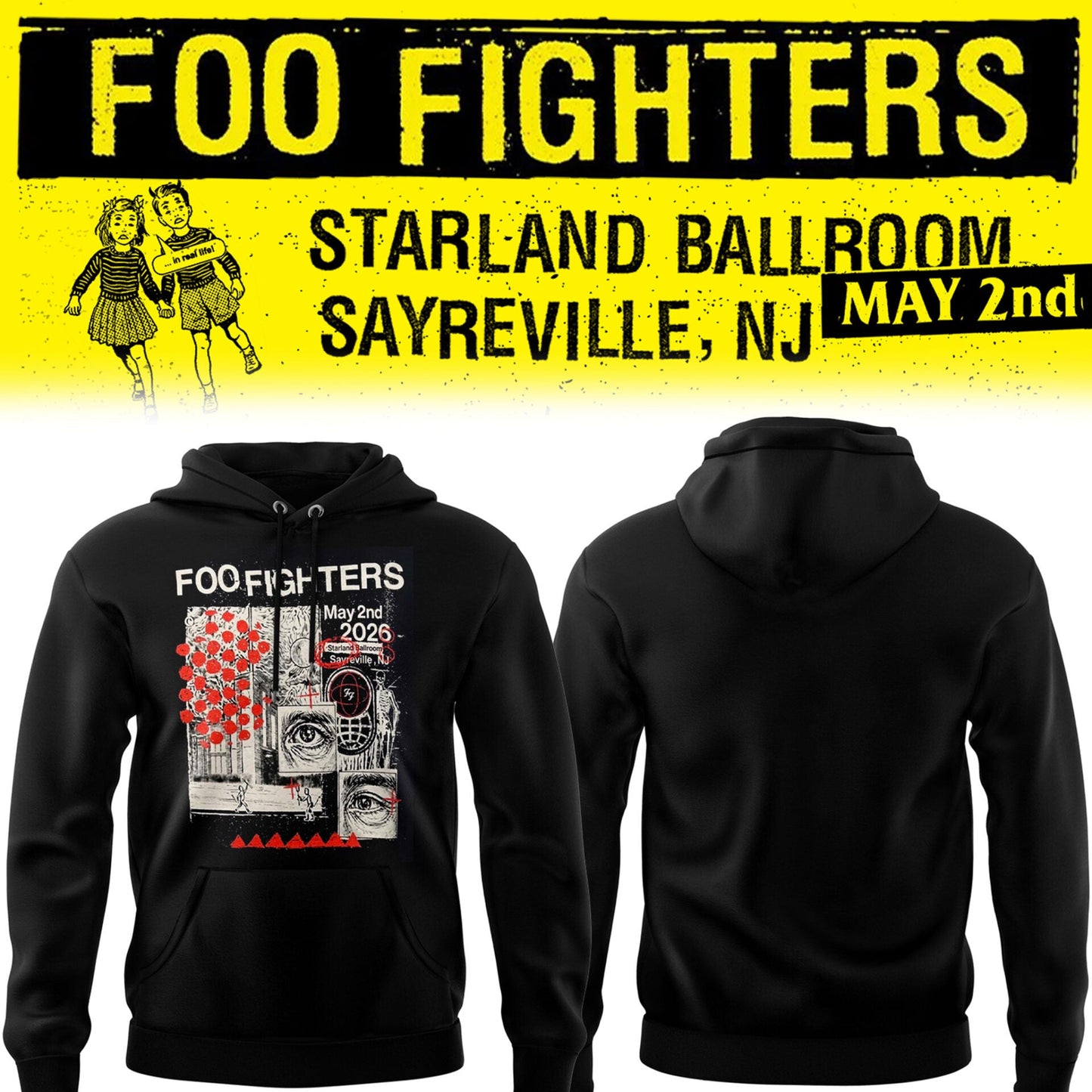 F.Fighter 🎵 Starland Ballroom (Sayreville, NJ) 05-02-26 Hoodie