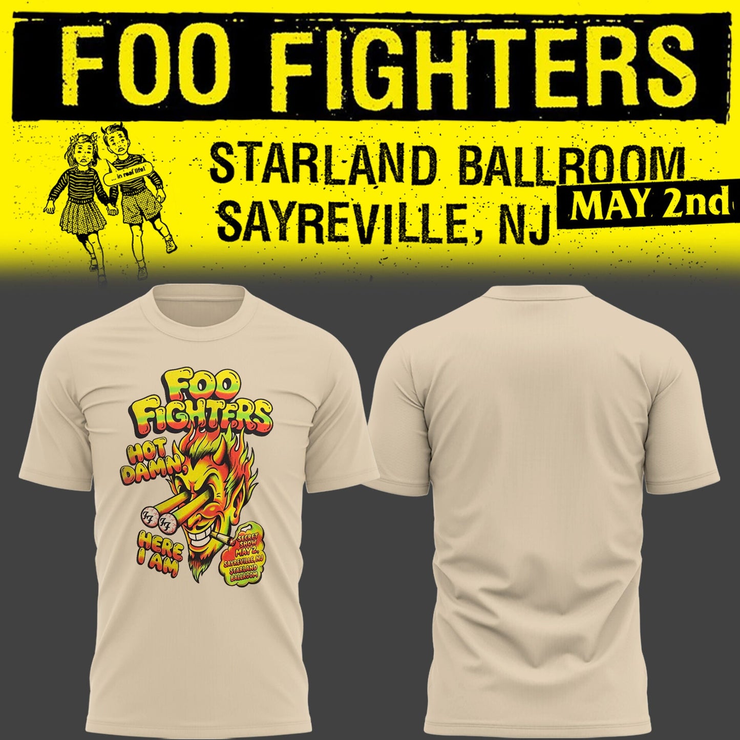 F.Fighter 🎵 Starland Ballroom (Sayreville, NJ) 05-02-26 TShirt
