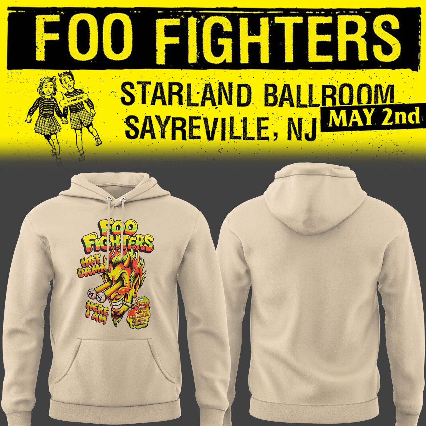 F.Fighter 🎵 Starland Ballroom (Sayreville, NJ) 05-02-26 Hoodie