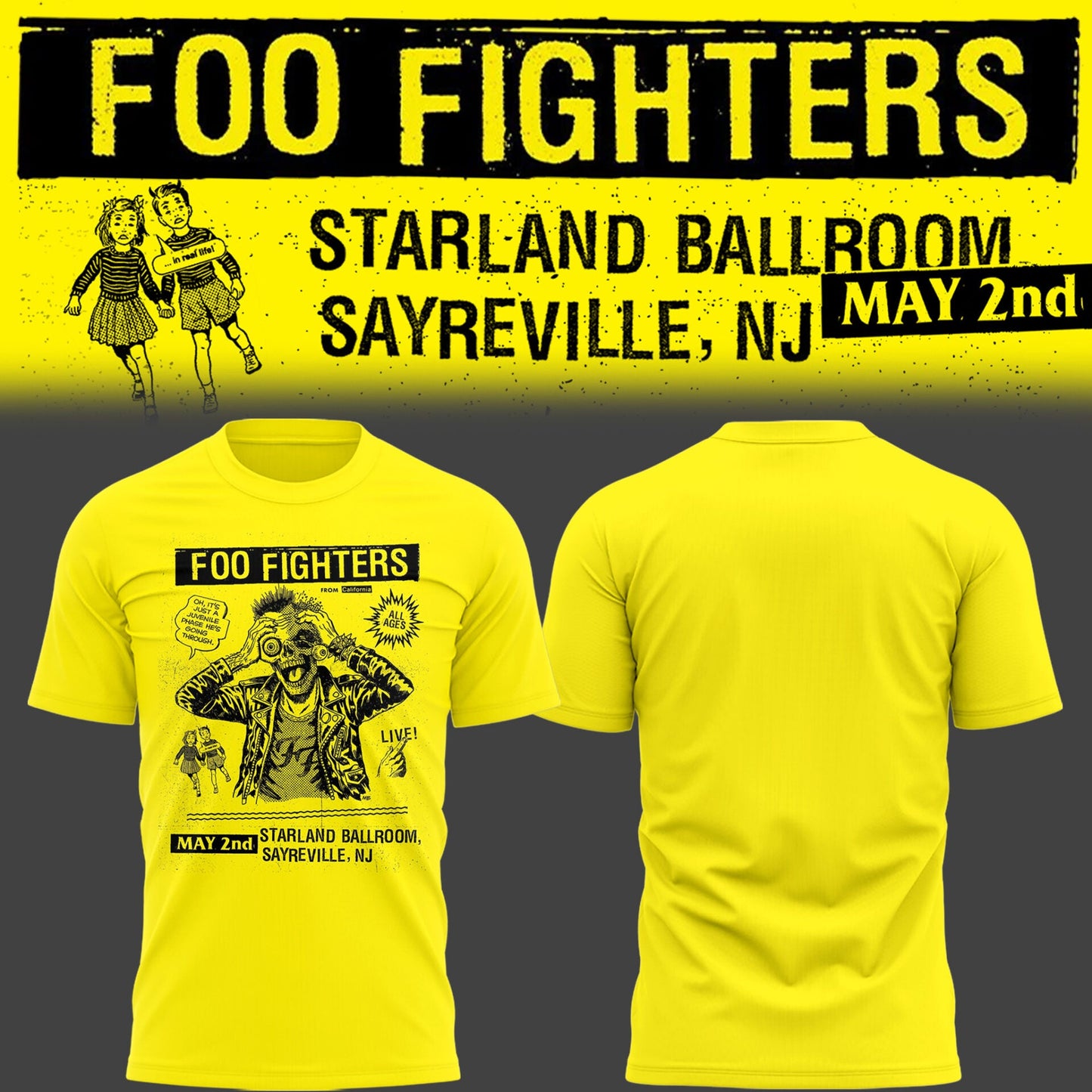 F.Fighter 🎵 Starland Ballroom (Sayreville, NJ) 05-02-26 TShirt