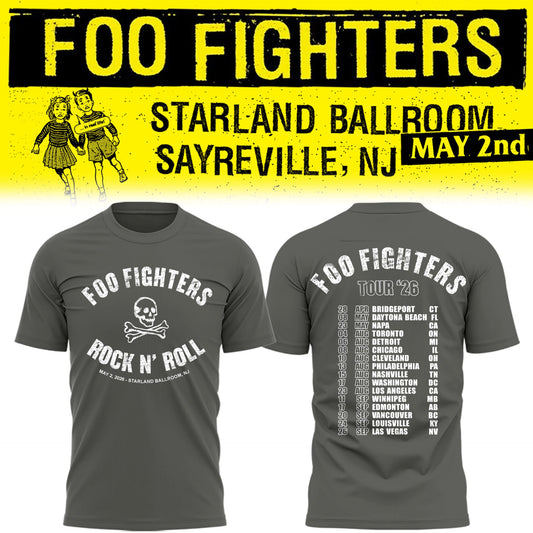 F.Fighter 🎵 Starland Ballroom (Sayreville, NJ) 05-02-26 TShirt