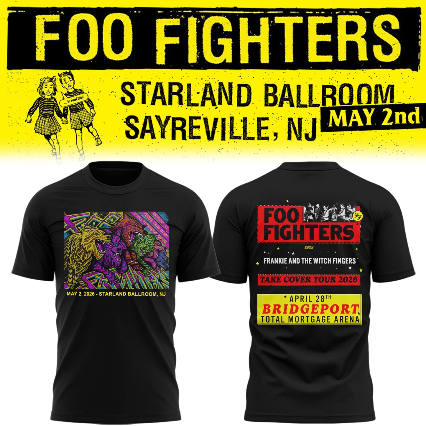 F.Fighter 🎵 Starland Ballroom (Sayreville, NJ) 05-02-26 TShirt