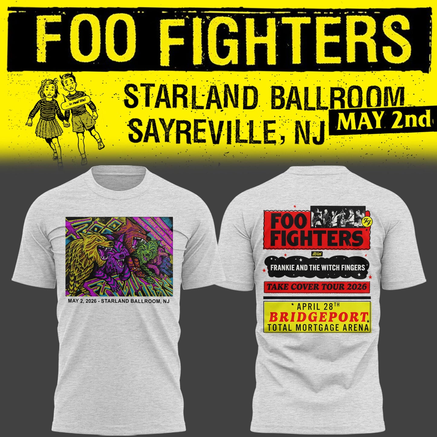 F.Fighter 🎵 Starland Ballroom (Sayreville, NJ) 05-02-26 TShirt