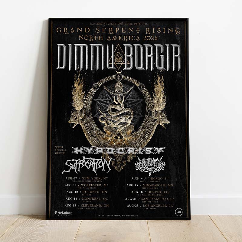 Limited Edition Grand Serpent Rising Tour North America 2026 Poster
