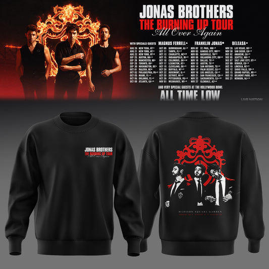 Jonas Brothers The Burning Up Tour Sweatshirt