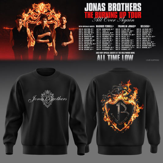 Jonas Brothers The Burning Up Tour Sweatshirt