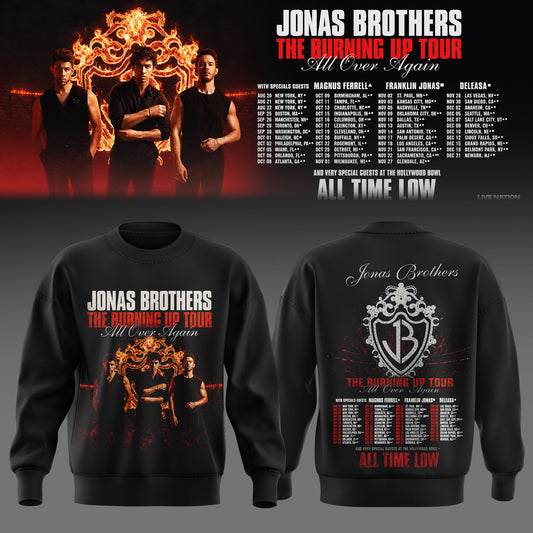 Jonas Brothers The Burning Up Tour Sweatshirt