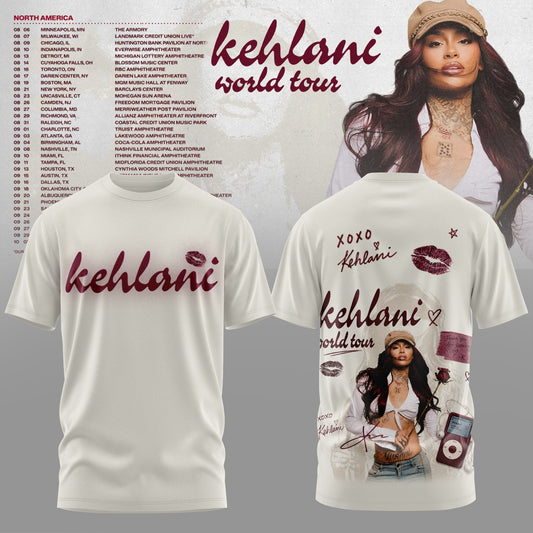 THE KEHLANI WORLD TOUR: North America T-shirt