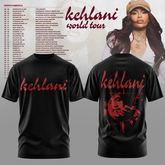 THE KEHLANI WORLD TOUR: North America T-shirt