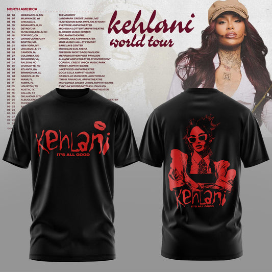 THE KEHLANI WORLD TOUR: North America T-shirt