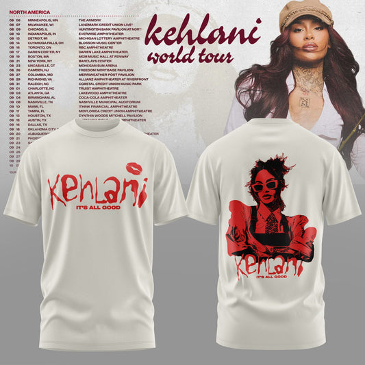THE KEHLANI WORLD TOUR: North America T-shirt