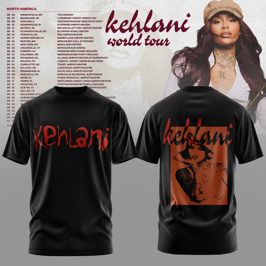 THE KEHLANI WORLD TOUR: North America T-shirt