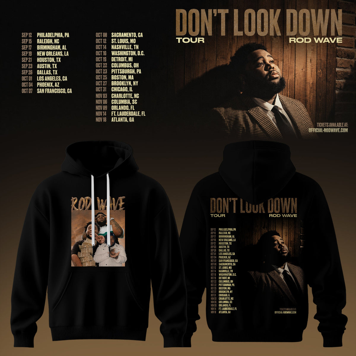 Rd Wv Don’t Look Down 2026 Tour Premium 3D Hoodie