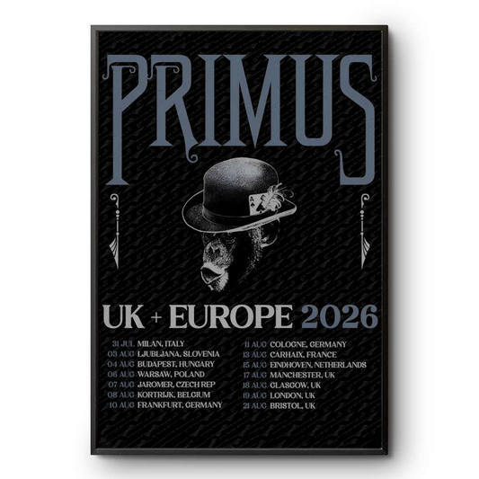 Limited Edition Primus Europe Tour 2026 Poster