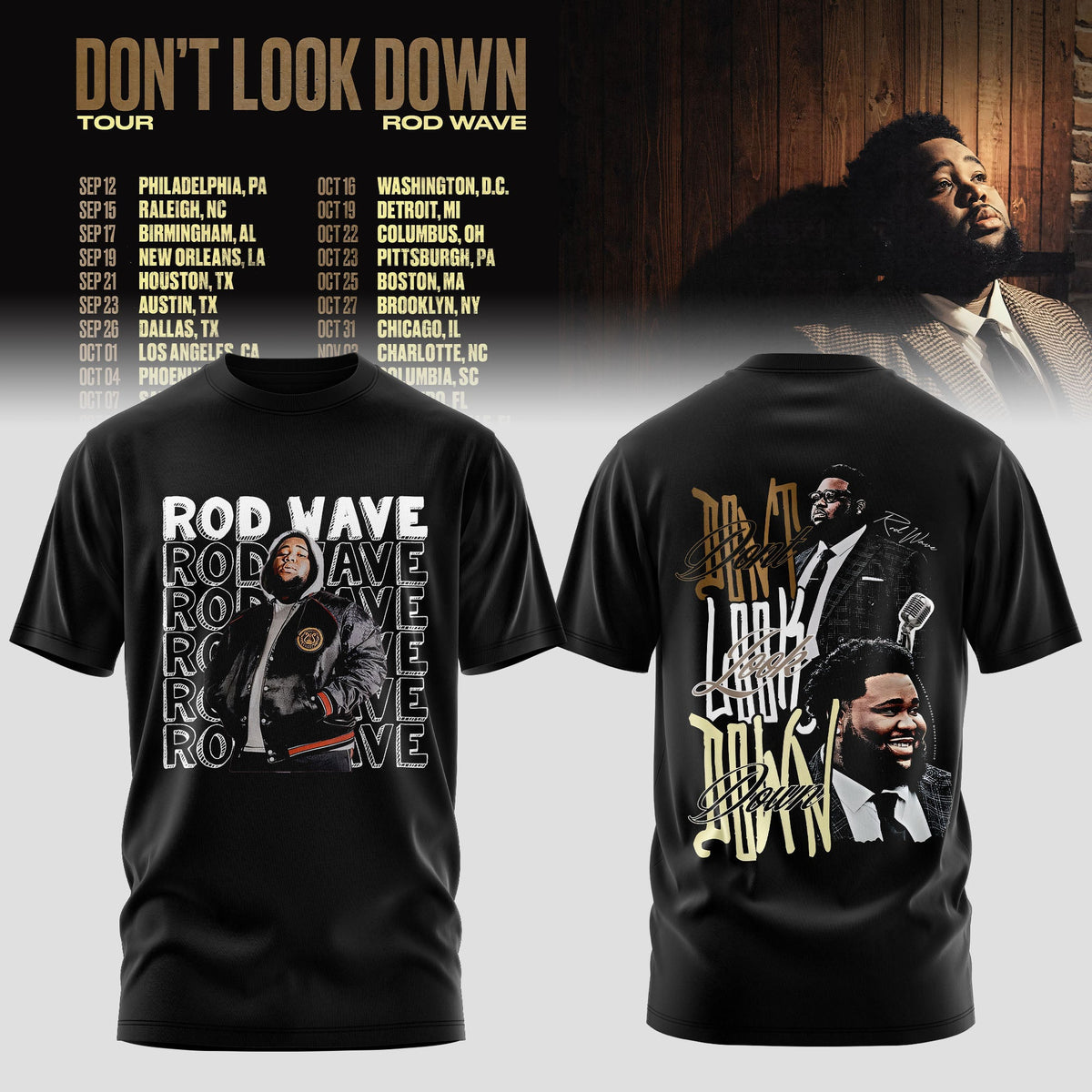 RdWv Don’t Look Down 2026 Tour 3D All-Over Print T-Shirt