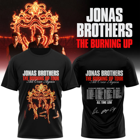 Jonas Brothers The Burning Up Tour TShirt