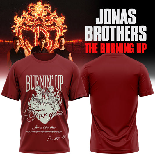 Jonas Brothers The Burning Up Tour TShirt
