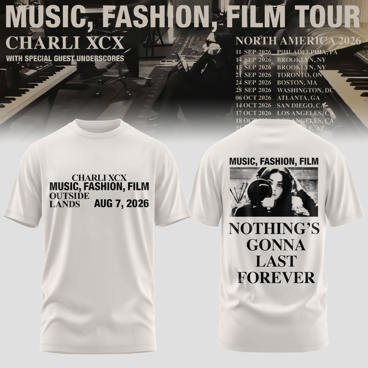ChrlXCX Music Fashion Film 3D All-Over Print T-Shirt V2