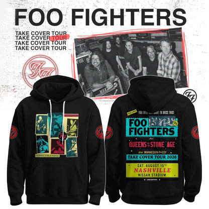 Foo Fighters Take Cover Tour 2026 Hoodie