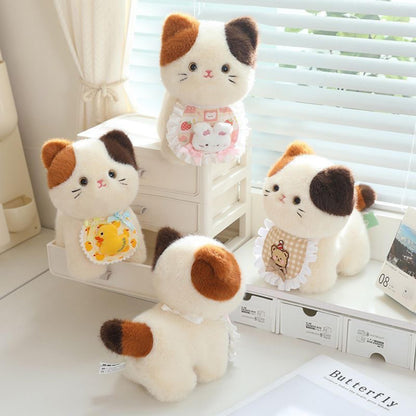 Handmade Plush Cat Doll, Soft Crochet Kitty Stuffed Toy, Cute Comfort Animal, Cozy Birthday Gift,Gift for Cat Lovers