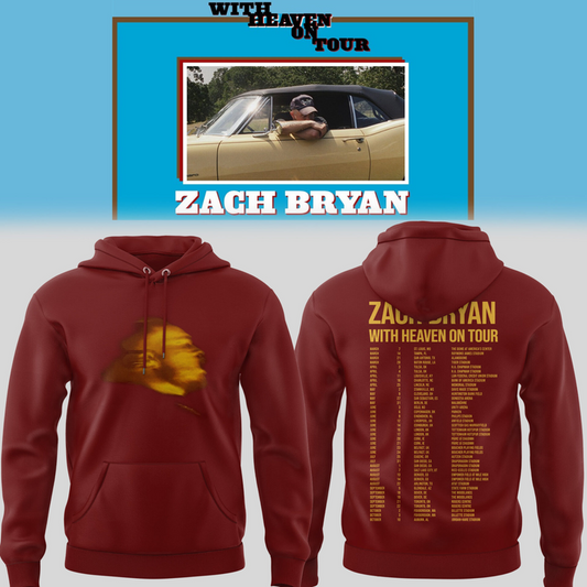 Zach Bryan With Heaven On Tour Hoodie