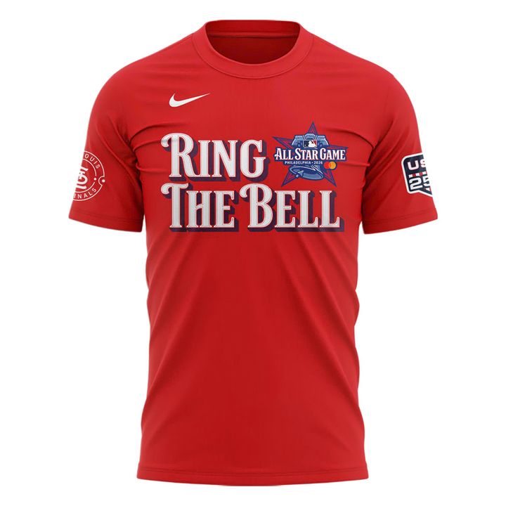 Custom Name & Number 2026 All-Star Game Ring The Bell Double-Sided Red Tee
