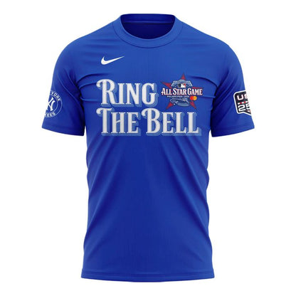 New York Yankees 2026 All-Star Game Ring The Bell Custom Name & Number Royal Blue T-Shirt