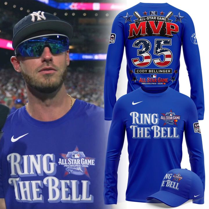 2026 Philadelphia All-Star Game Cody Bellinger MVP Ring The Bell Baseball Long Tee