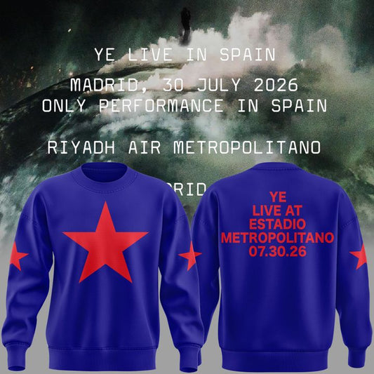 2026 Ye Live Concert Tour - SPAIN MADRID SWEATSHIRT