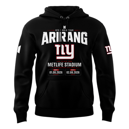 NY Giants x BTS WORLD TOUR ARIRANG 2026 Hoodie