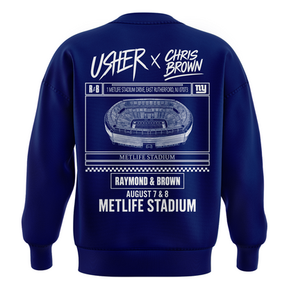 Limited Edition New York Giants x Usher & Chris Brown Sweatshirt