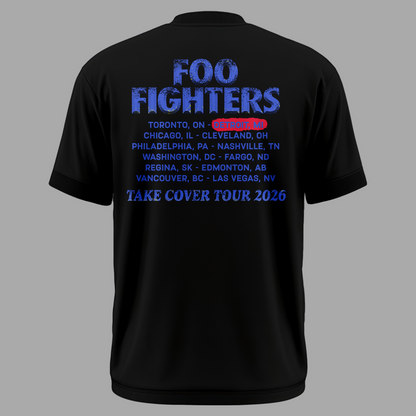Foo Fighters Take Cover Tour 2026 Detroit MI T-Shirt