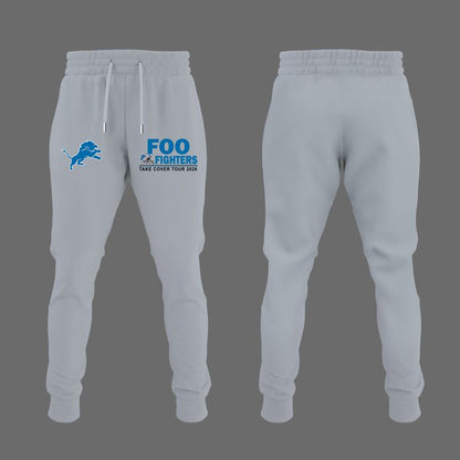 02.40. Special Hoodie Foo Fighters x Detroit Lions - TAKE COVER TOUR 2026 Hoodie
