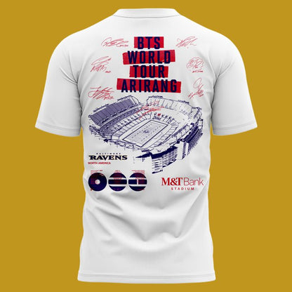 Baltimore Ravens x BTS WORLD TOUR 'ARIRANG' IN BALTIMORE Tshirt