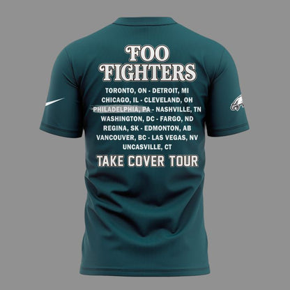 Newest Shirt Foo Fighters x Philadelphia Eagles - Take Cover Tour 2026 T-Shirt